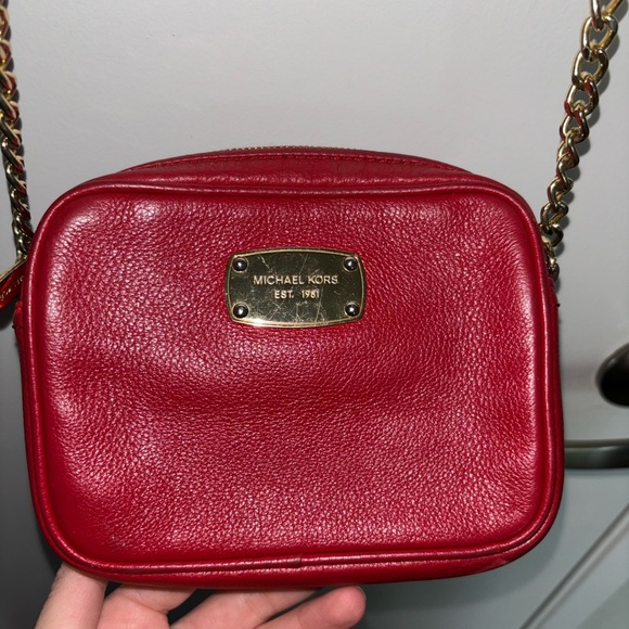 Small red Micheal Kors shoulder bag - Picture 2 of 6
